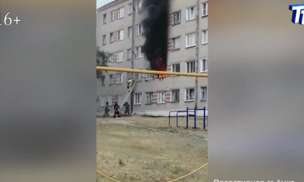 В Троицке случился пожар в жилом доме по ул.Гагарина, 16
